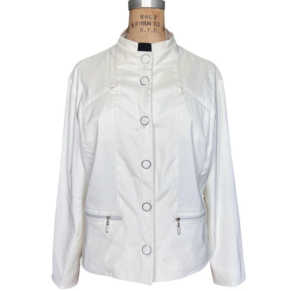 DKNY Golf Off White Jacket Sz L and Pants Set Sz 4